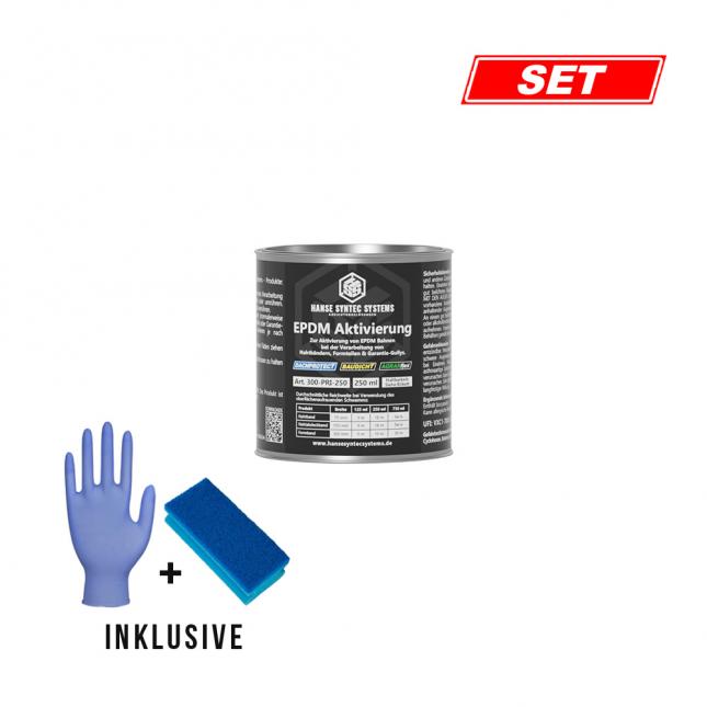 DACHPROTECT EPDM Aktivierung inkl. Schwamm & Handschuh für Nahtprodukte